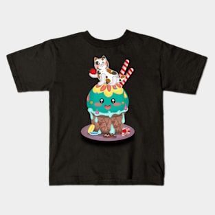 Delicious mango cupcake Kids T-Shirt